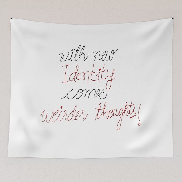 Item preview, New Identity Weirder Thoughts – Healing Mindset Quote Design designed and sold by THE JAVE STUDIOS.