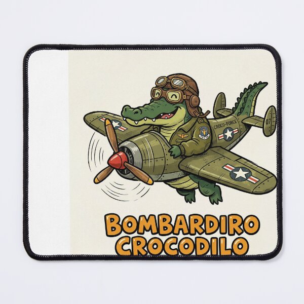Item preview, Bombardiro Crocodilo Cartoon | Italian Brainrot Viral Meme designed and sold by BinAlgoPix.