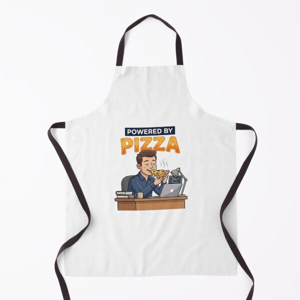 Item preview, Powered by Pizza - Funny Programmer & Gamer at Work designed and sold by JVDesignsShop.