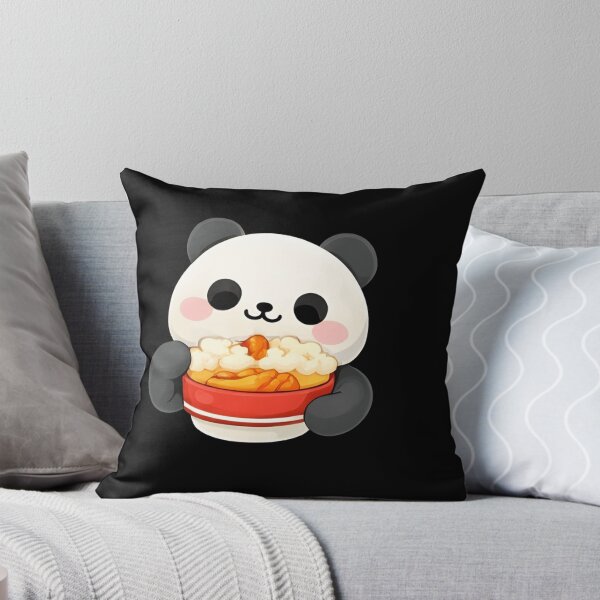 Item preview, Cute Kawaii Panda Eating Ramen Noodles – Adorable Food Lover Sticker designed and sold by Trendora90.