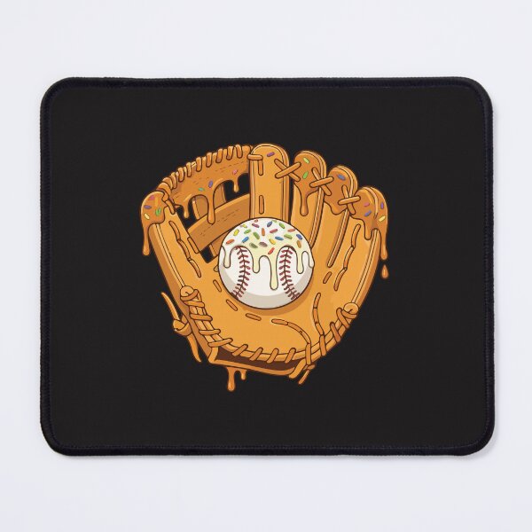Item preview, Baseball Ice Cream Drip Glove Colorful Sprinkles Funny Sports Design designed and sold by kiralynstration.