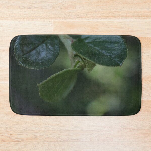 Item preview, Deep Green Glossy Leaves Macro - Moody Botanical Art designed and sold by vikko-art.