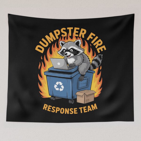 Item preview, Dumpster Fire Response Team Leader Work designed and sold by bloodhumph.