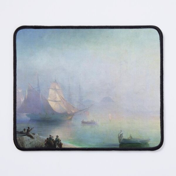 Item preview, The Bay of Naples on misty morning designed and sold by SharonTheFirst.