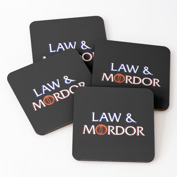 Item preview, Law & Mordor - Middle Earth Police Parody designed and sold by shopmamabite.