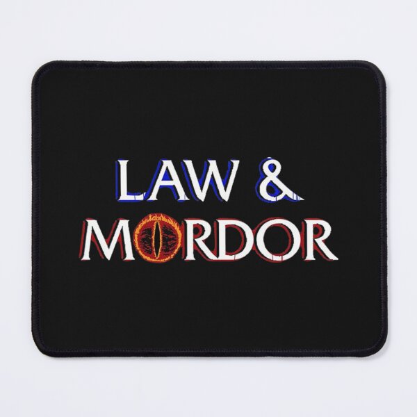Item preview, Law & Mordor - Middle Earth Police Parody designed and sold by shopmamabite.
