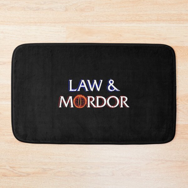 Item preview, Law & Mordor - Middle Earth Police Parody designed and sold by shopmamabite.