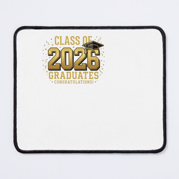 Item preview, Class Of 2026 Graduates Gold | Senior Graduation Gift designed and sold by BinAlgoPix.