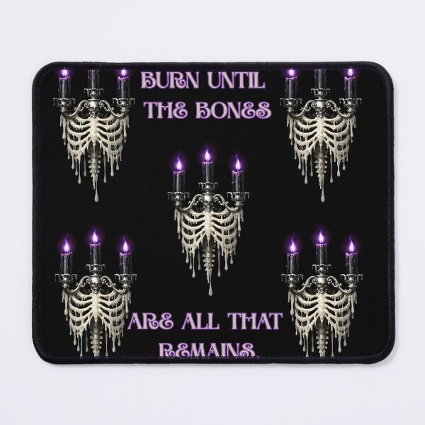 Item preview, The Eternal Pyre | Gothic Ribcage Candelabra & Dark Poetry Art designed and sold by Studio77-Gothic.