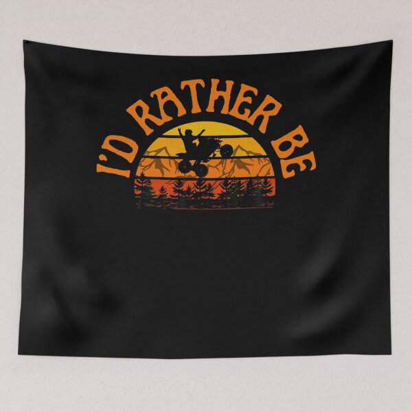 Item preview, I’d Rather Be ATV Riding Vintage Sunset designed and sold by FroggyBaBoy.