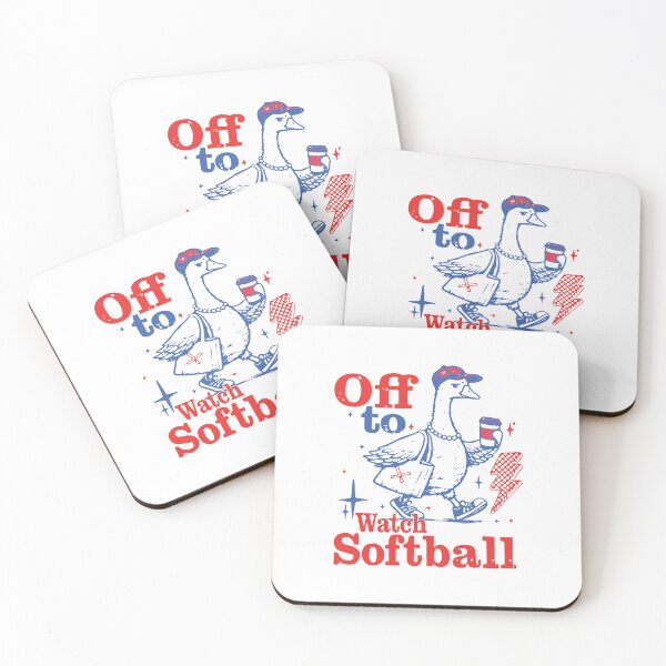 Item preview, Funny goose design ready for softball game day. Perfect for softball fans, players, and families who love cheering from the stands. Great for games, tournaments, or as a fun gift. designed and sold by kiralynstration.