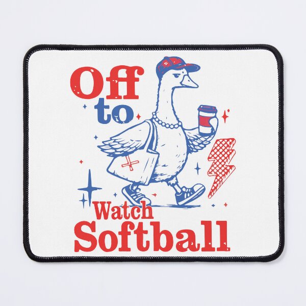 Item preview, Funny goose design ready for softball game day. Perfect for softball fans, players, and families who love cheering from the stands. Great for games, tournaments, or as a fun gift. designed and sold by kiralynstration.