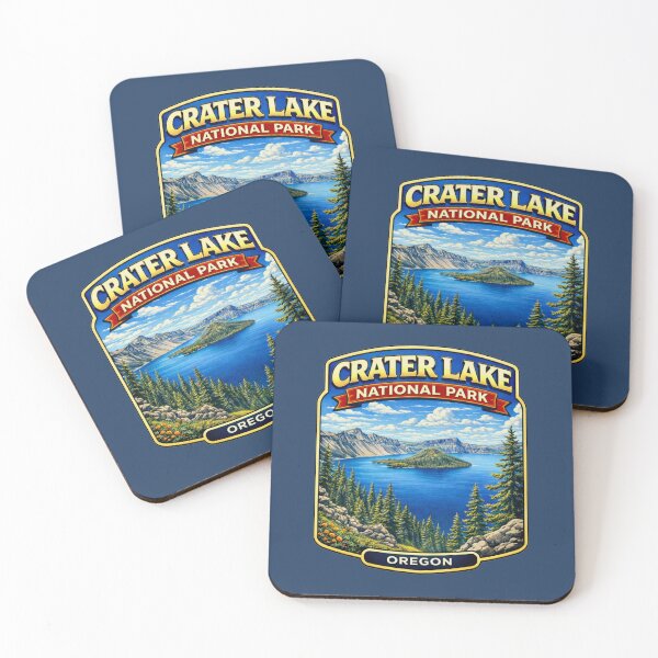 Item preview, Crater Lake National Park, Oregon - Wizard Island Scenic designed and sold by Myra365Art.