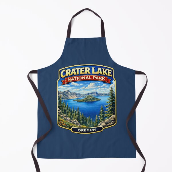 Item preview, Crater Lake National Park, Oregon - Wizard Island Scenic designed and sold by Myra365Art.
