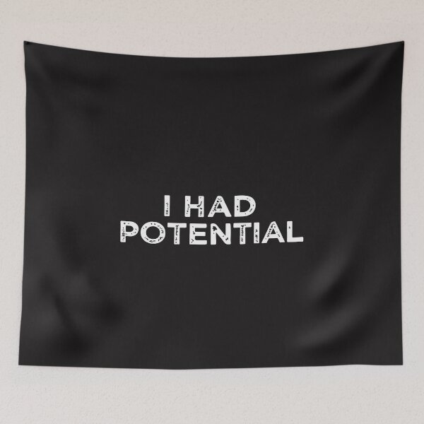 Item preview, i Had Potential Funny Physics Pun Teacher Student Nerd Humor Design designed and sold by kiralynstration.