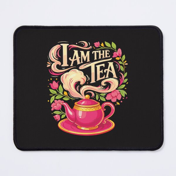 Item preview, I Am The Tea Funny Floral Teapot Aesthetic Tea Lover Design designed and sold by kiralynstration.