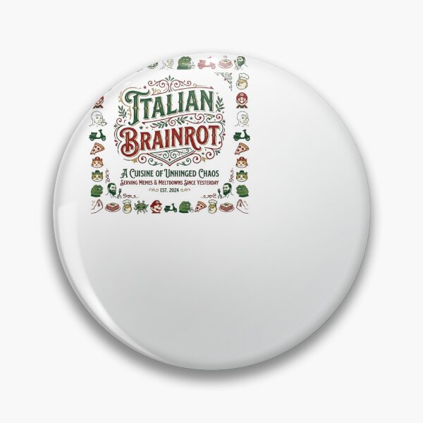 Item preview, Italian Brainrot Ornate Vintage | Meme Art Collection designed and sold by BinAlgoPix.
