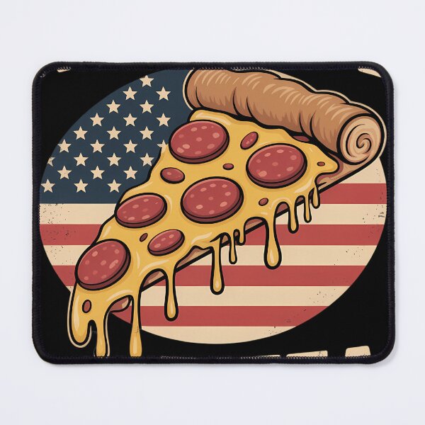 Item preview, Red White & Pizza Slice American Flag Patriotic 4th Of July designed and sold by bloodhumph.