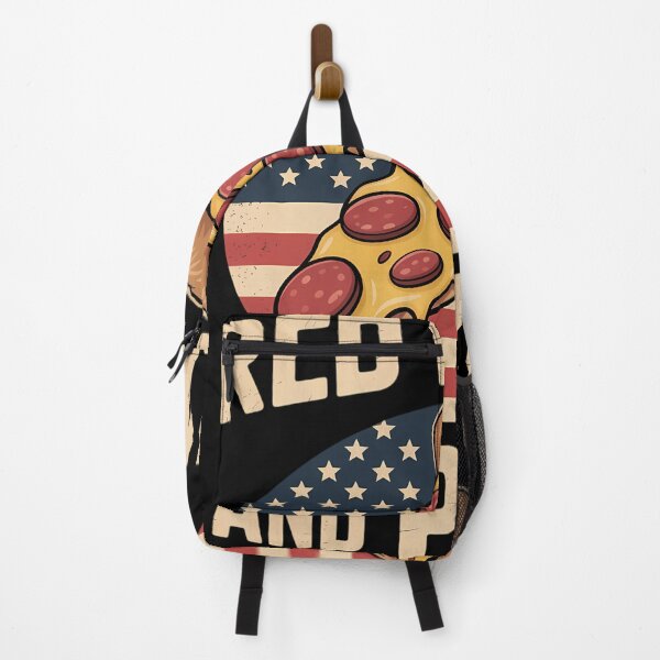 Item preview, Red White & Pizza Slice American Flag Patriotic 4th Of July designed and sold by bloodhumph.