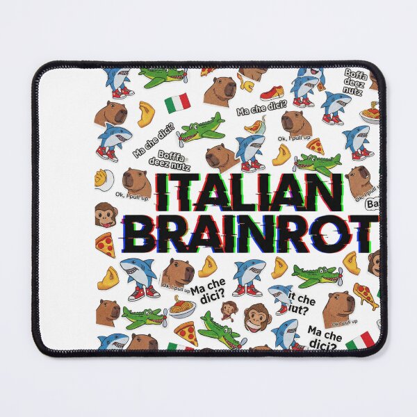 Item preview, Italian Brainrot Sticker Collage | Viral Meme Mashup designed and sold by BinAlgoPix.