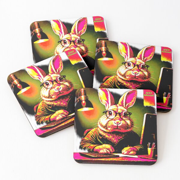 Item preview, Geek Bunny, a funny computer gift, for the geek and computer lover designed and sold by PiperParrot.