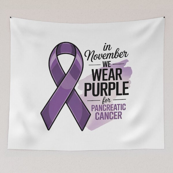 Item preview, Pancreatic Cancer In November We Wear Purple Pancreatic Cancer Awareness designed and sold by Moon-Ape.