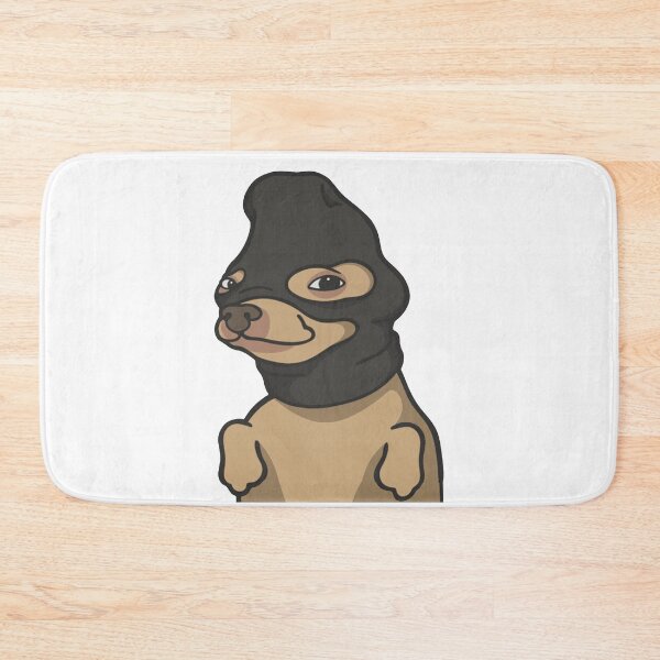 Item preview, Ski Mask Dog Mischief Cartoon Street Style Design designed and sold by SeriouslyArtistical.