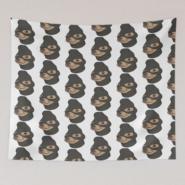 Item preview, Ski Mask Dog Mischief Cartoon Street Style Design designed and sold by SeriouslyArtistical.