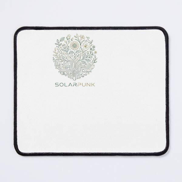 Item preview, Solarpunk Circuit Tree Floral | Eco Futurism Art designed and sold by BinAlgoPix.