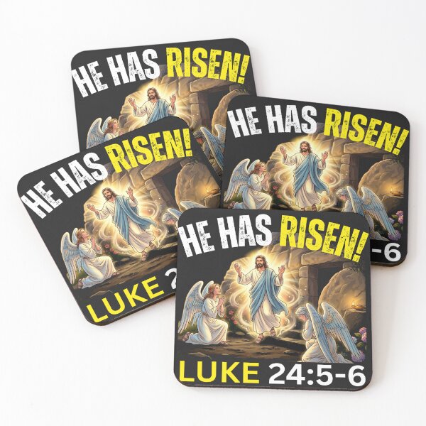 Item preview, He has Risen! Luke 24:5-6 designed and sold by UnboundFull.