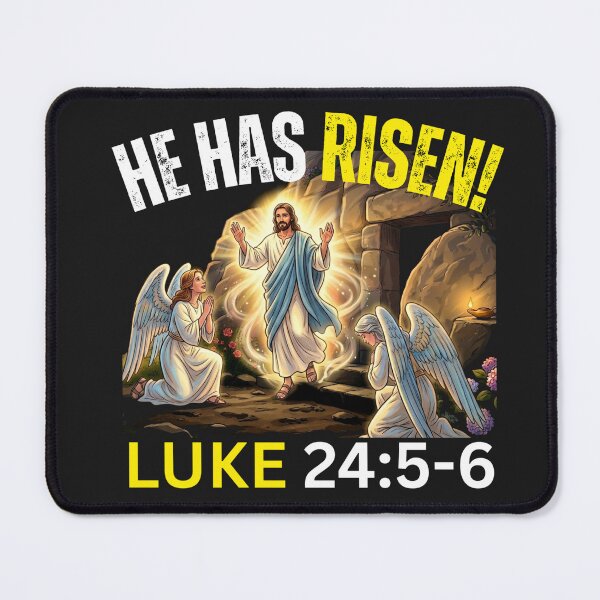 Item preview, He has Risen! Luke 24:5-6 designed and sold by UnboundFull.