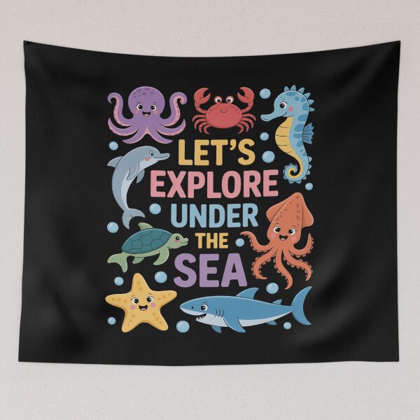 Item preview, Let's Explore Under The Sea Back to School Student Teacher designed and sold by RonnasJackson.