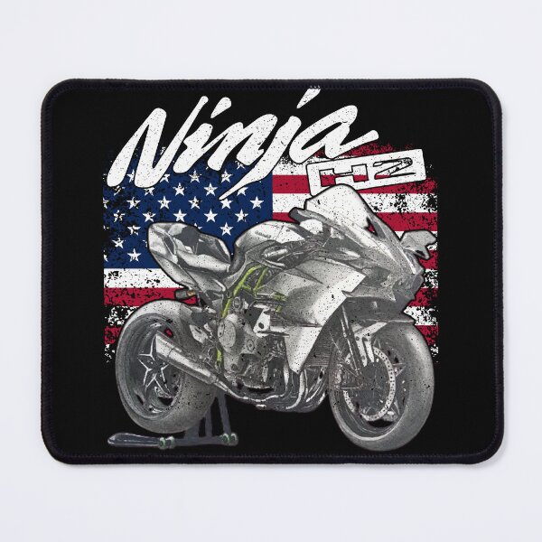Item preview, Ninja ZX Sport Bike American Flag Design designed and sold by FroggyBaBoy.