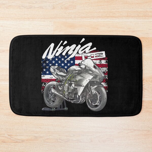 Item preview, Ninja ZX Sport Bike American Flag Design designed and sold by FroggyBaBoy.