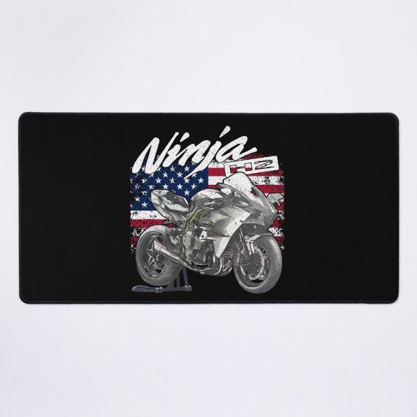 Item preview, Ninja ZX Sport Bike American Flag Design designed and sold by FroggyBaBoy.