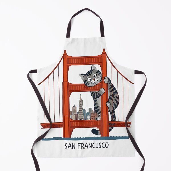 Item preview, Funny Ryan Gosling Cat San Francisco Golden Gate Bridge designed and sold by colornatics.