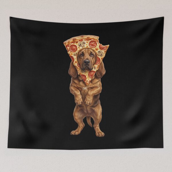 Item preview, Funny Bloodhound Pizza Meme Dog Mom Dad Lover designed and sold by TerryConnells.