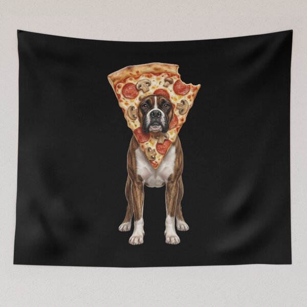 Item preview, Funny Boxer Dog Pizza Meme Dog Mom Dad Lover designed and sold by TerryConnells.