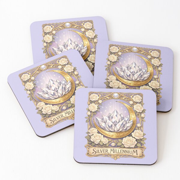 Item preview, Celestial Art Nouveau Crystal Moon designed and sold by agearb.