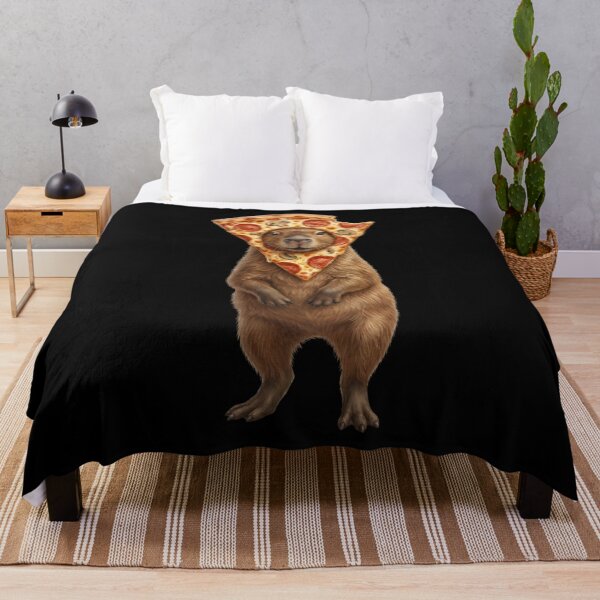 Item preview, Funny Capybara Pizza Meme Animal Lover designed and sold by TerryConnells.