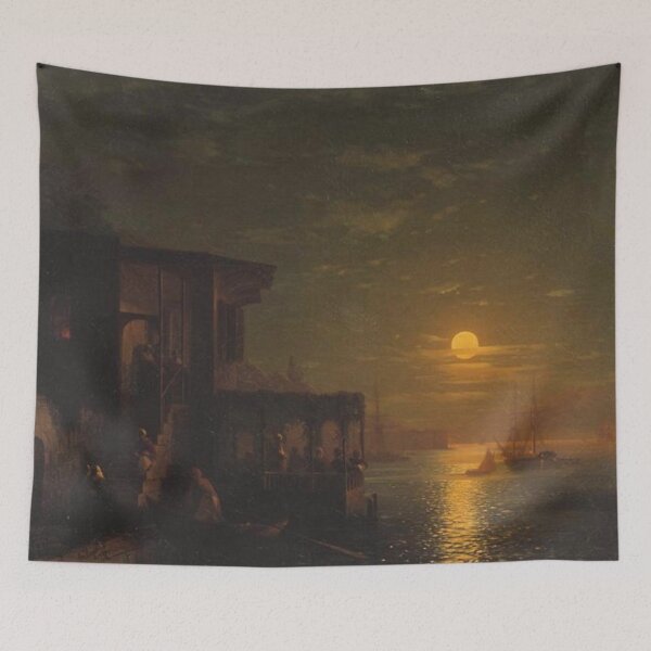 Item preview, Lunar night at the sea designed and sold by SharonTheFirst.