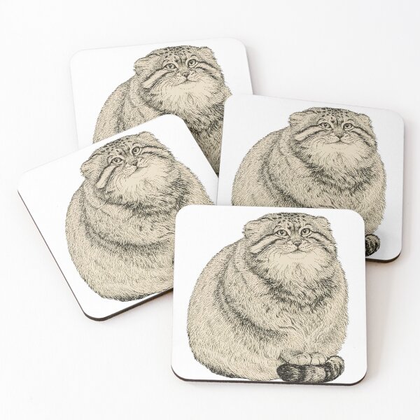 Item preview, Vintage Pallas Cat Manul Wild Cat Art Print designed and sold by Spectrumcontour.