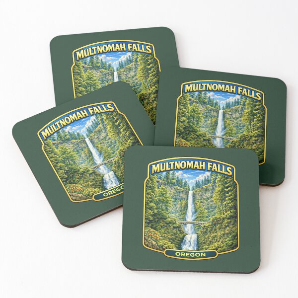Item preview, Multnomah Falls, Oregon - Columbia River Gorge Waterfall designed and sold by Myra365Art.