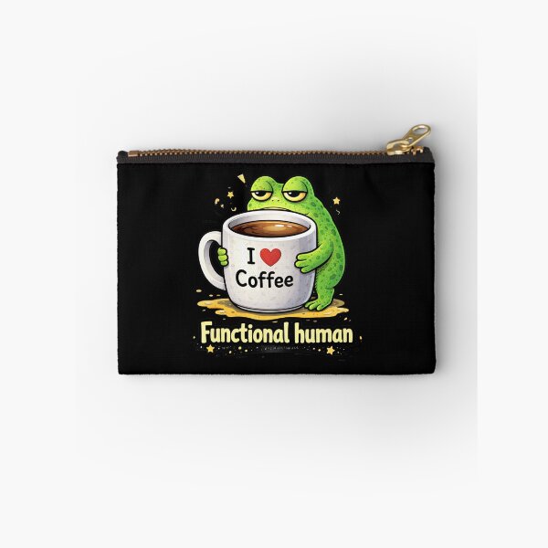 Item preview, Functional Human Funny Frog Coffee designed and sold by MonkiFlipp.