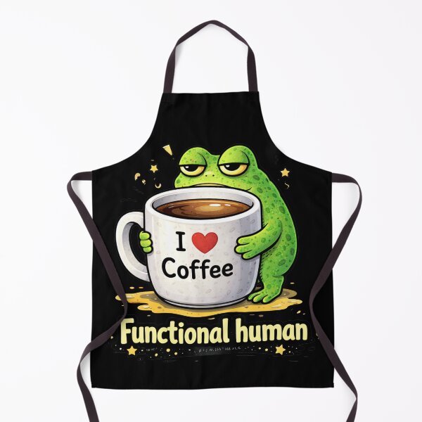 Item preview, Functional Human Funny Frog Coffee designed and sold by MonkiFlipp.