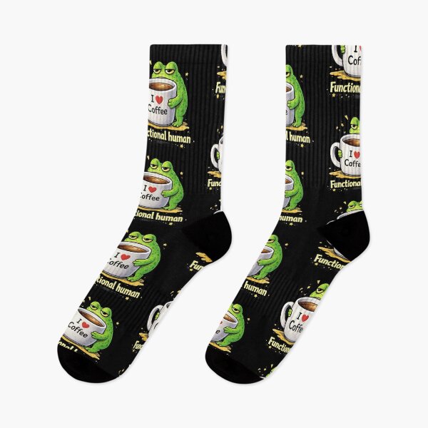 Item preview, Functional Human Funny Frog Coffee designed and sold by MonkiFlipp.