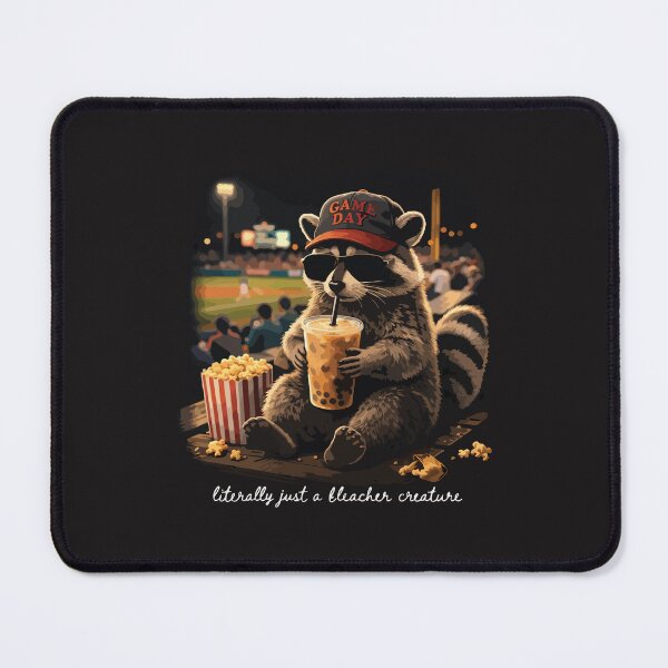 Item preview, Bleacher Creature Raccoon Funny Baseball Mama Game Day Design designed and sold by kiralynstration.