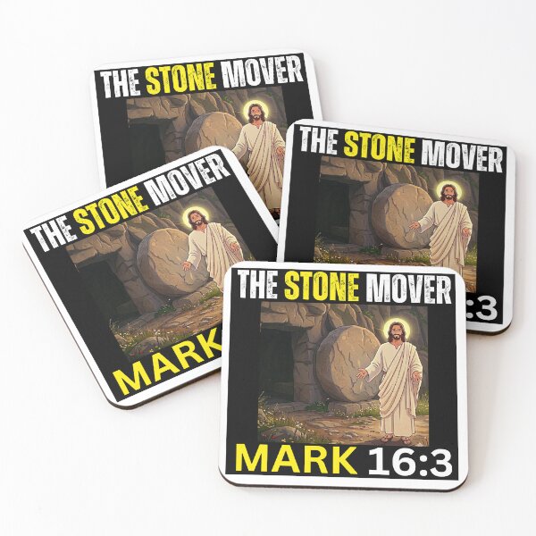 Item preview, THE STONE MOVER! JESUS | MARK 16:3 designed and sold by UnboundFull.