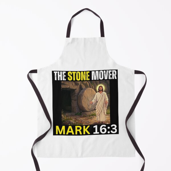 Item preview, THE STONE MOVER! JESUS | MARK 16:3 designed and sold by UnboundFull.