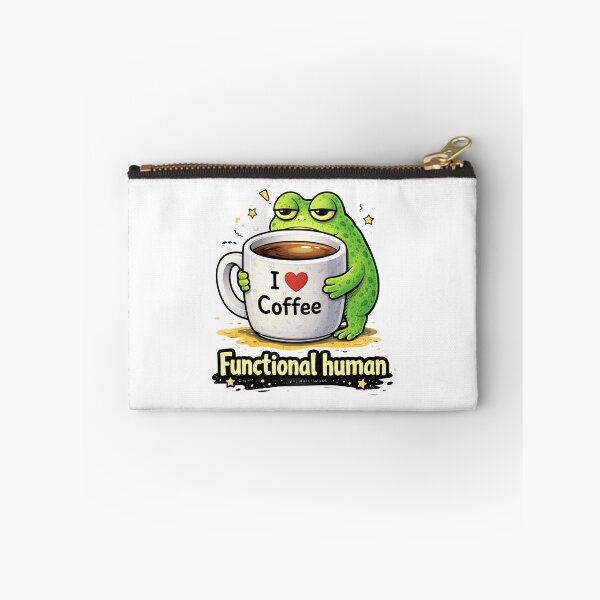 Item preview, Functional Human Funny Frog Coffee designed and sold by MonkiFlipp.
